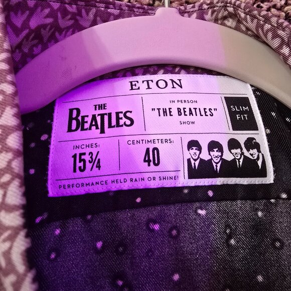 Eton X The Beatles Paul McCartney Get Back Silk Shirt - Picture 4 of 15